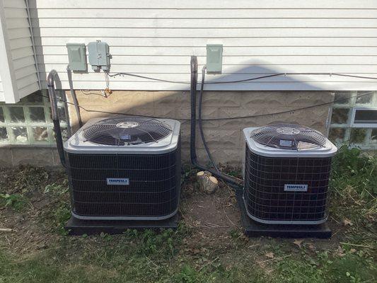 New A/C Installation on Two System House