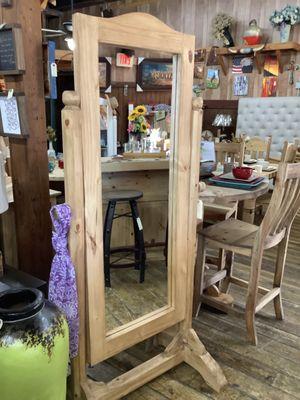 Honey Cheval Mirror