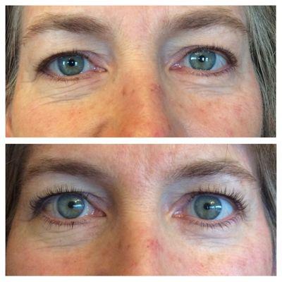 Lash Lift and Tint Customer