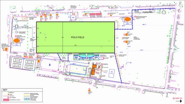 large-scale event, festival site plan, facilities plan, outdoor event map