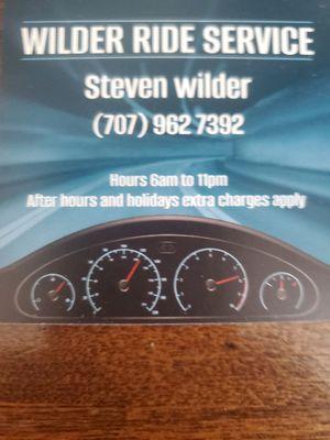 Wilder Ride Service