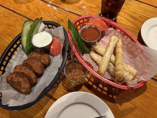 Falafel & Cheese rolls