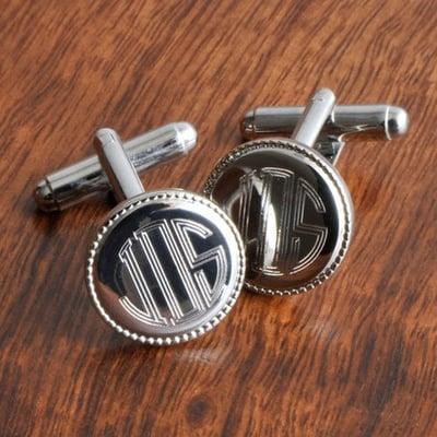 Monogrammed Cufflinks