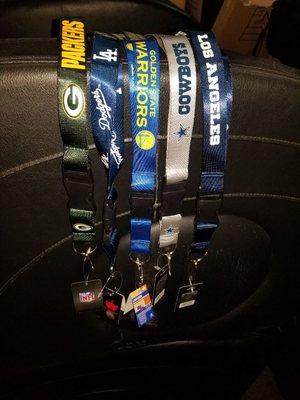 Licensed team lanyards