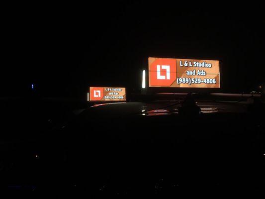 Our LED Car Toppers. Advertising on our screens now! Our partner cars travel A LOT!