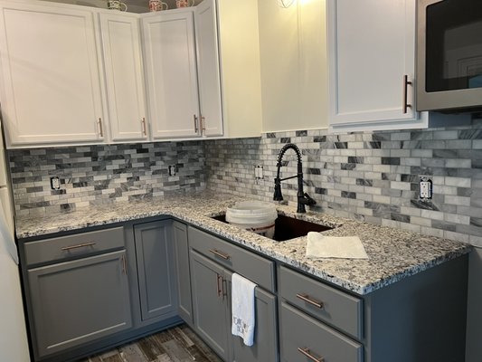 Painted kitchen cabinets