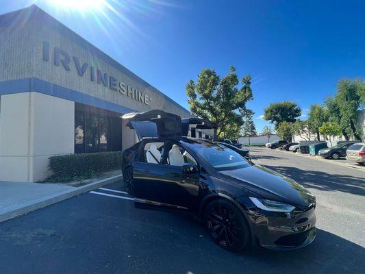 Tesla Model X Plaid - Full Front PPF with Ceramic Coating