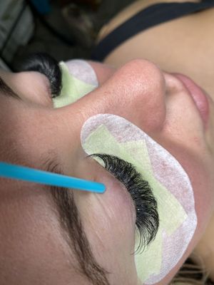 Top view/Lash extensions