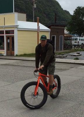 Fat Bike rented from Alcan Outfitters.....thanks Matt!