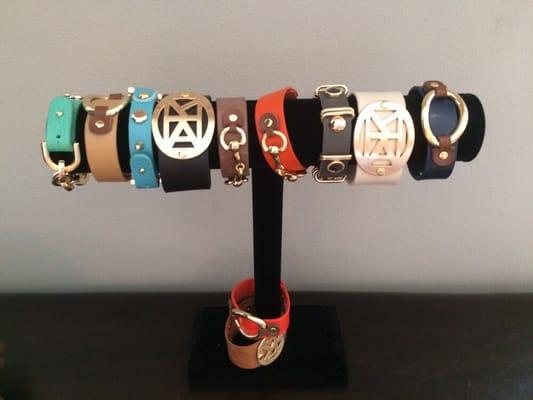 Large selection of bracelets