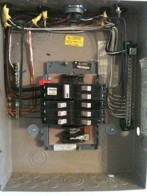 Services and sub panels