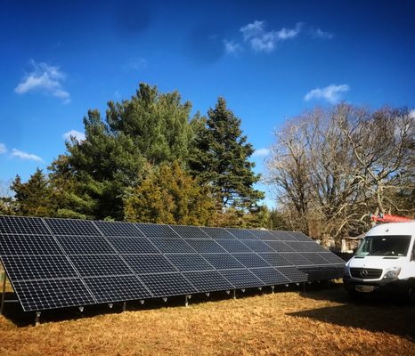 Ground mount solar array