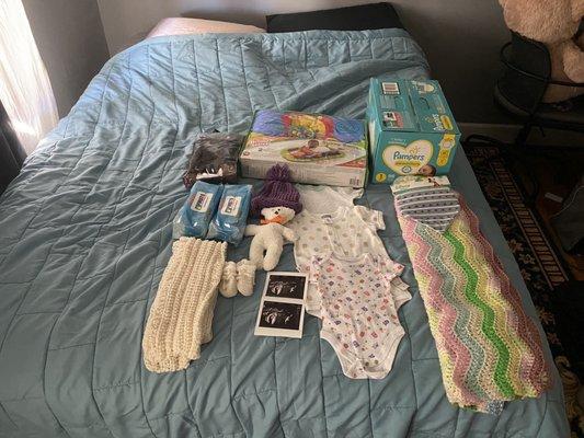 Early baby shower gifts from Obria of Whittier Ca