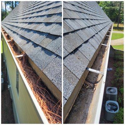 We provide gutter cleaning.  Contact us today!