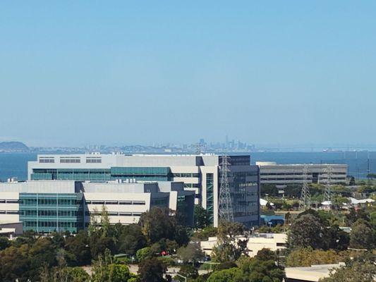 SF from Foster City (view from 12th floor)