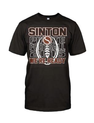 Sinton Football 2015 Black - $15.00