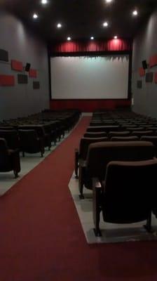 The theaters are very big with plenty of seats.