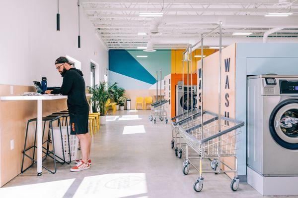 Places to work while you wash your laundry