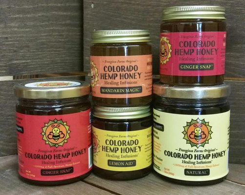 Colorado Hemp infused honey.