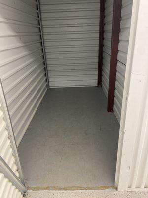 Storage space 5x10