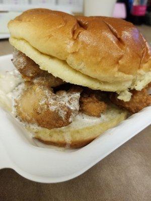 Honey butter chicken sandwich