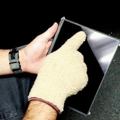 We take care to clean every iPad LCD before installation to ensure perfect results.