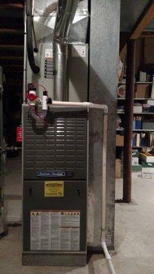 Copperhead installed this new 80% two stage variable speed furnace along with a 16 SEER condenser in Basking Ridge, NJ.