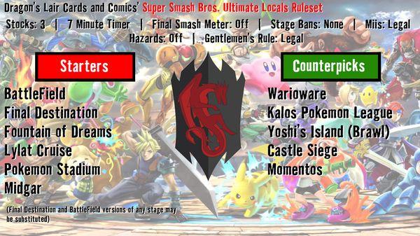 Super Smash Bros. Ultimate local rule set