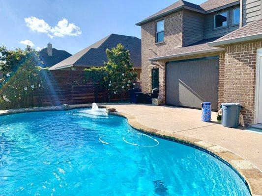 Beautiful exterior shade install in Midlothian, TX