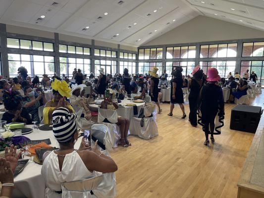 National Coalition of 100 Black Women annual hat show/ scholarship luncheon