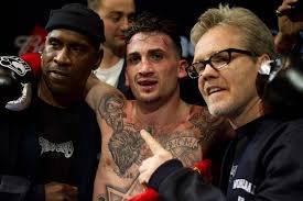 Freddie Roach and I after my pro debut.