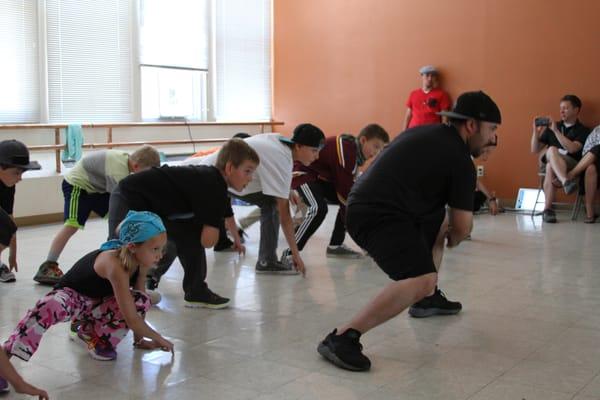 VersaStyle Dance Co. runs a Hip Hop Summer Camp as part of Arts For The Schools' Performing Arts Program.