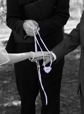 Celtic hand fasting ceremony