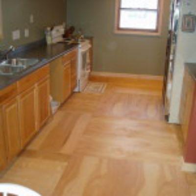 Kitchen flooring replaced