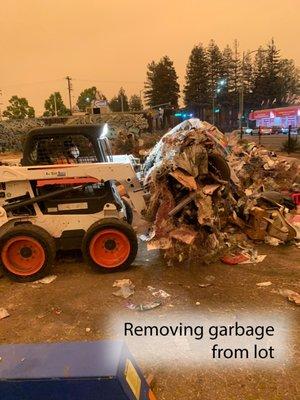 Removing garbage