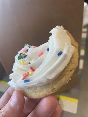 Iced Cookies with Sprinkles