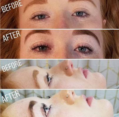 Lash Lift and Tint and Brow Tint