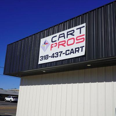 Cart Pros Exterior Sign