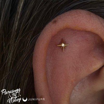 14K gold flat