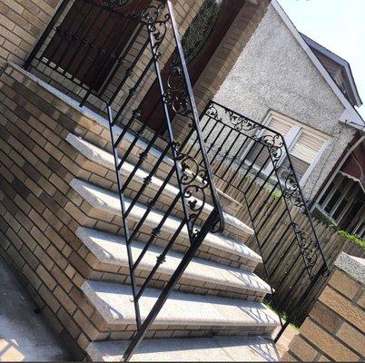 Brand new hand rails with anti rust coat!