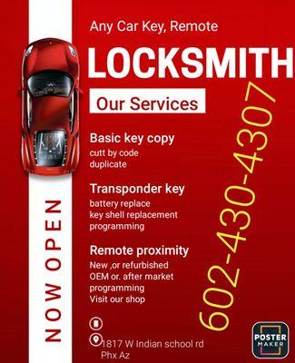 locksmith poster sale date