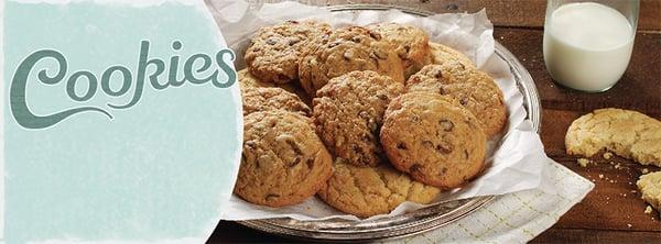 We offer a wide variety of made from scratch cookies.