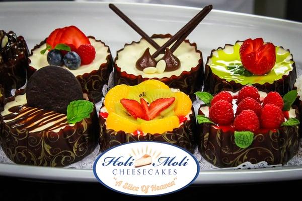 Holi-Moli Cheesecakes are incredible! You can buy them at local businesses in the Tampa Bay area and decorate them yourself.