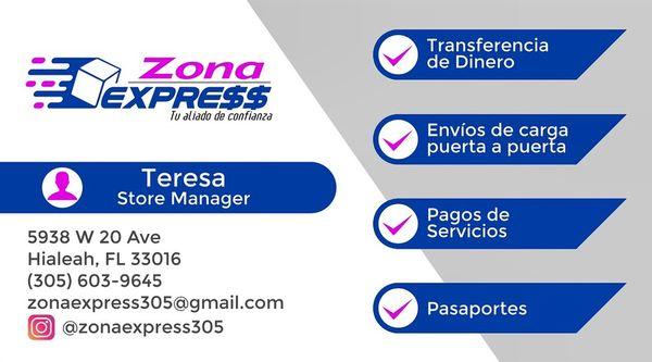 Our Contact information