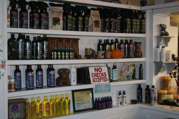 full line of pet care products