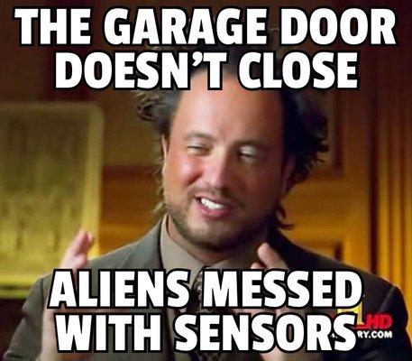 Check your sensors.