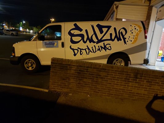 SudZup Mobile Detailing Service Vehicle.