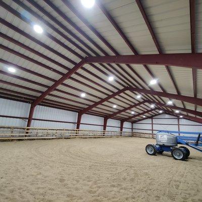 Horse riding arena