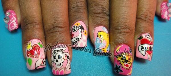 Ed Hardy inspired..