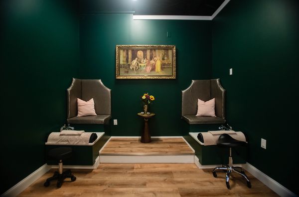 Relaxing pedicure oasis